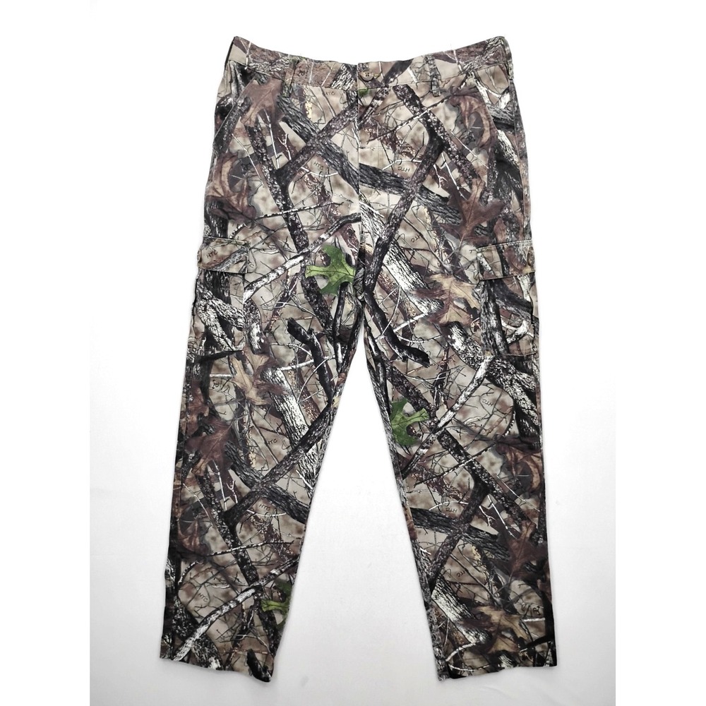 True‎ Timber Camo HTC Mens Cargo Pants Size  M 36x31
